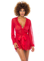 Load image into Gallery viewer, Janet Collection Red Bra Sets Salt and Lace Intimates