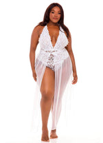 Load image into Gallery viewer, Jeana Slip-Skirt White Accessories Salt and Lace Intimates