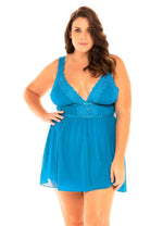 Load image into Gallery viewer, Nora Babydoll Curve Babydolls Curve Salt and Lace Intimates