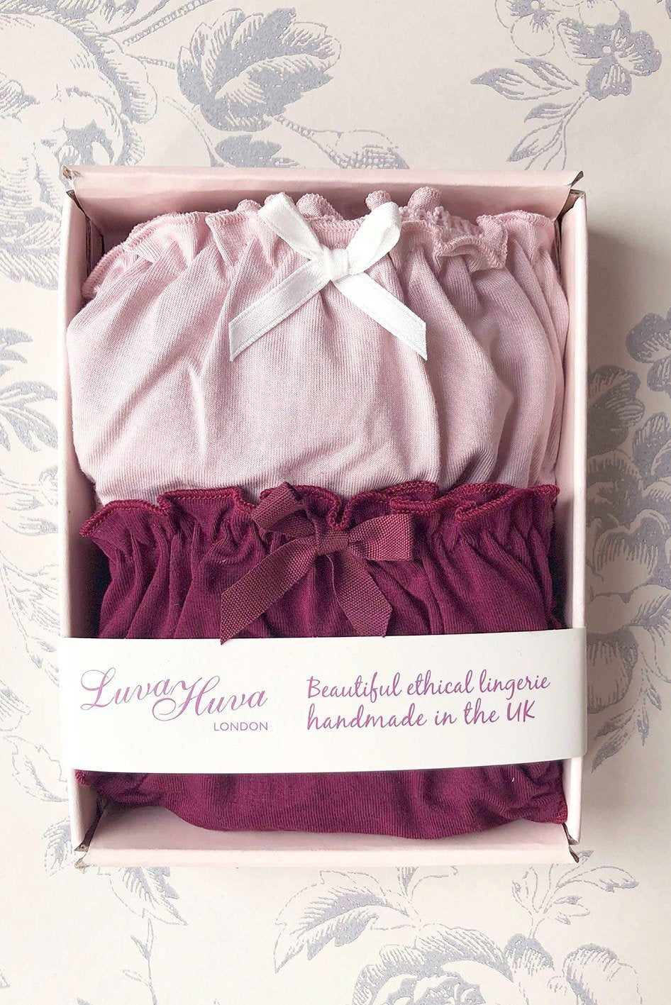 Knicker 2 Pack  - Pretty in Pink (Bamboo Jersey Pack)
