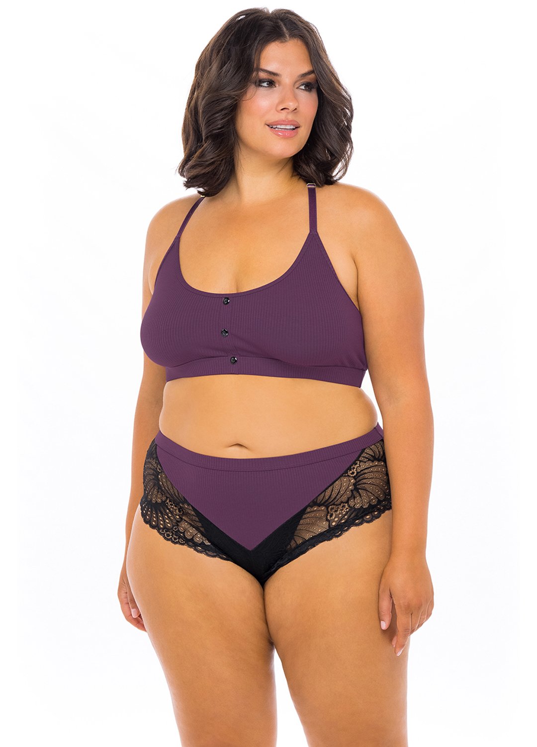 Claribel 2 Pc Set Curve Bra Sets Curve Salt and Lace Intimates