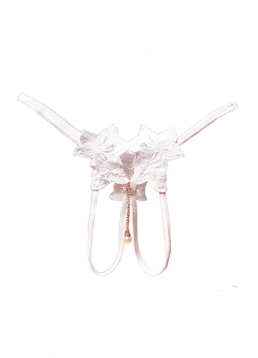 Drop Everything Diamond Pearl Crotchless Panties Panties Salt and Lace Intimates