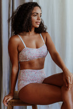Load image into Gallery viewer, Fiona Pink High-Waist Brief
