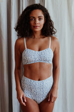Load image into Gallery viewer, Fiona Blue Bralette &amp; High Waisted Brief
