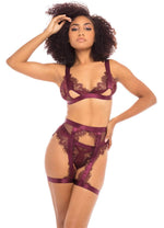 Load image into Gallery viewer, Janet 3 Piece Set Bra Sets Salt and Lace Intimates

