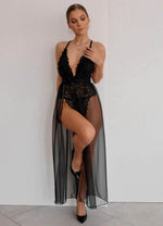 Load image into Gallery viewer, Jeana Collection Black Bodysuits Salt and Lace Intimates
