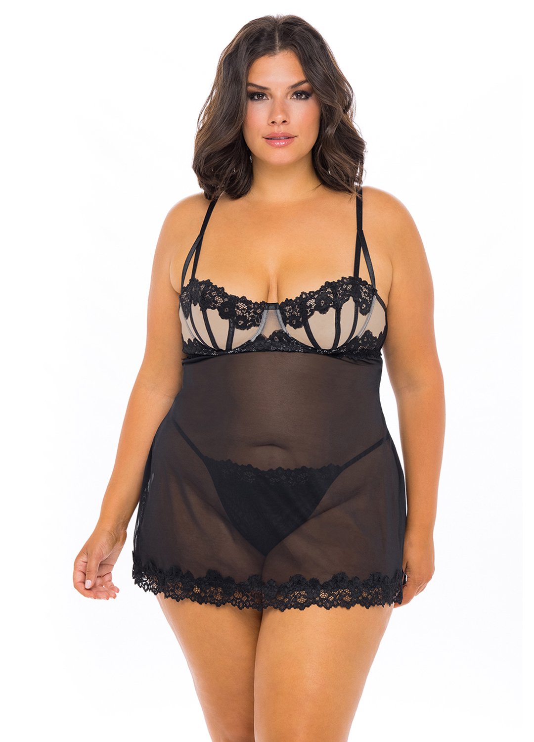 Julie Babydoll Curve Babydolls Curve Salt and Lace Intimates