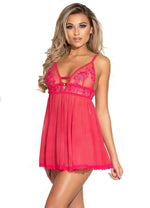 Load image into Gallery viewer, Karolina Babydoll and Panty Set Babydolls Salt and Lace Intimates
