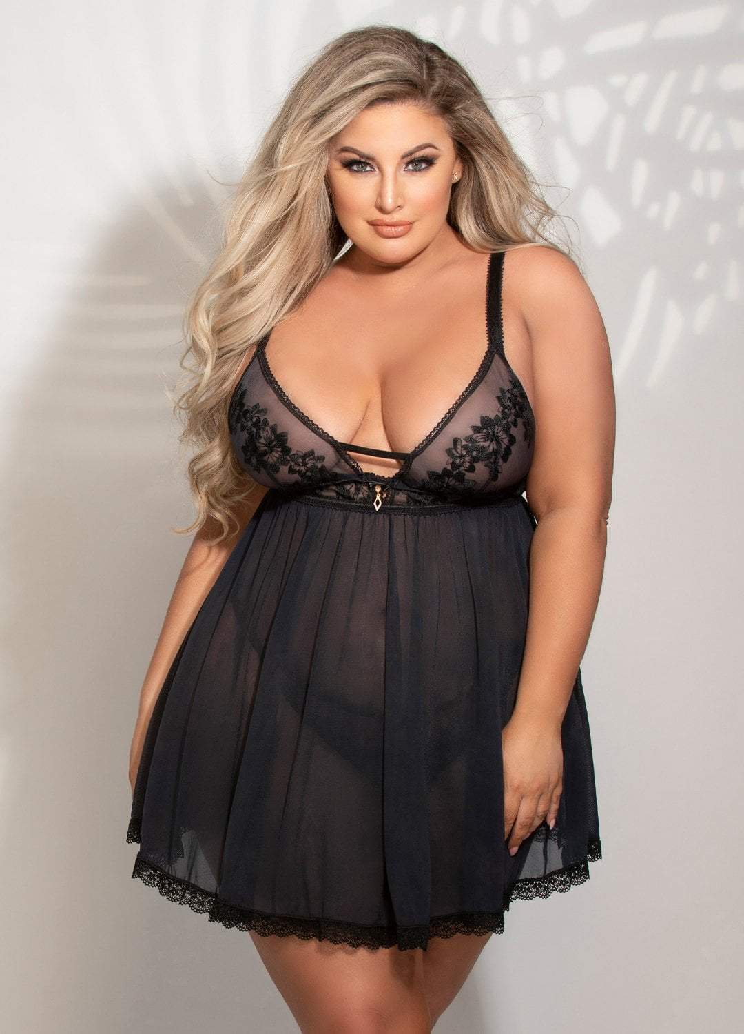 Karolina Babydoll and Panty Set Pink Babydolls Salt and Lace Intimates