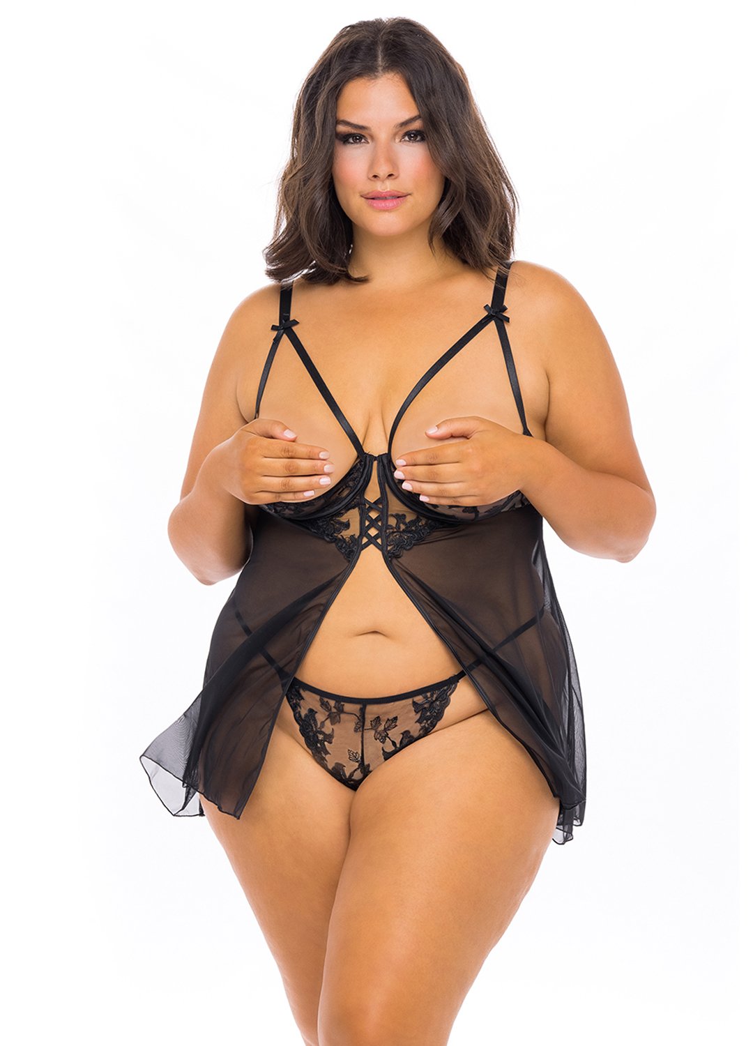 Kira Babydoll Curve Babydolls Curve Salt and Lace Intimates