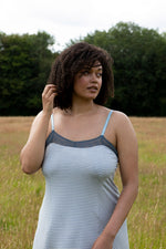 Load image into Gallery viewer, Leila Stripe Bamboo nightie
