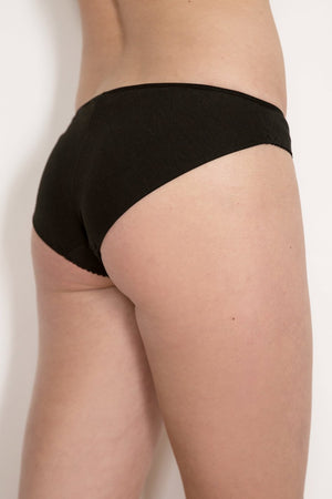 Ninette Black Organic Cotton & Bamboo Bra & Brief Set