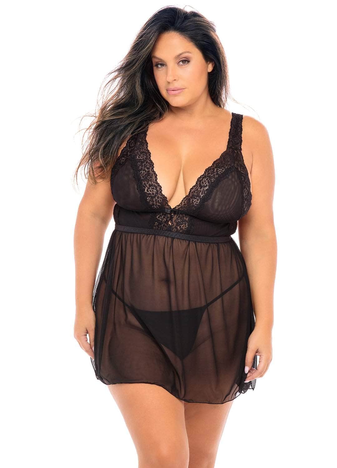 Nora Babydoll Curve Babydolls Curve Salt and Lace Intimates