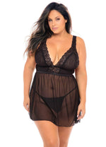 Load image into Gallery viewer, Nora Babydoll Curve Babydolls Curve Salt and Lace Intimates
