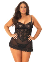 Load image into Gallery viewer, Page Chemise Curve Babydolls Curve Salt and Lace Intimates
