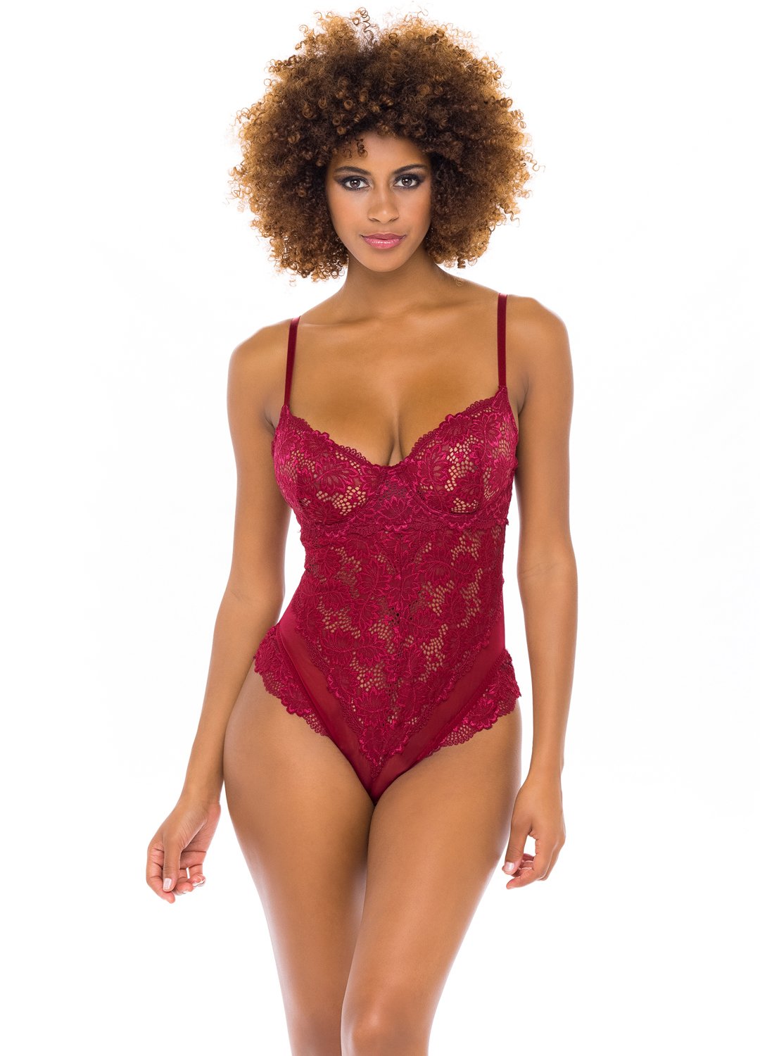 PAGE RHUBARB BODYSUIT Bodysuits Salt and Lace Intimates