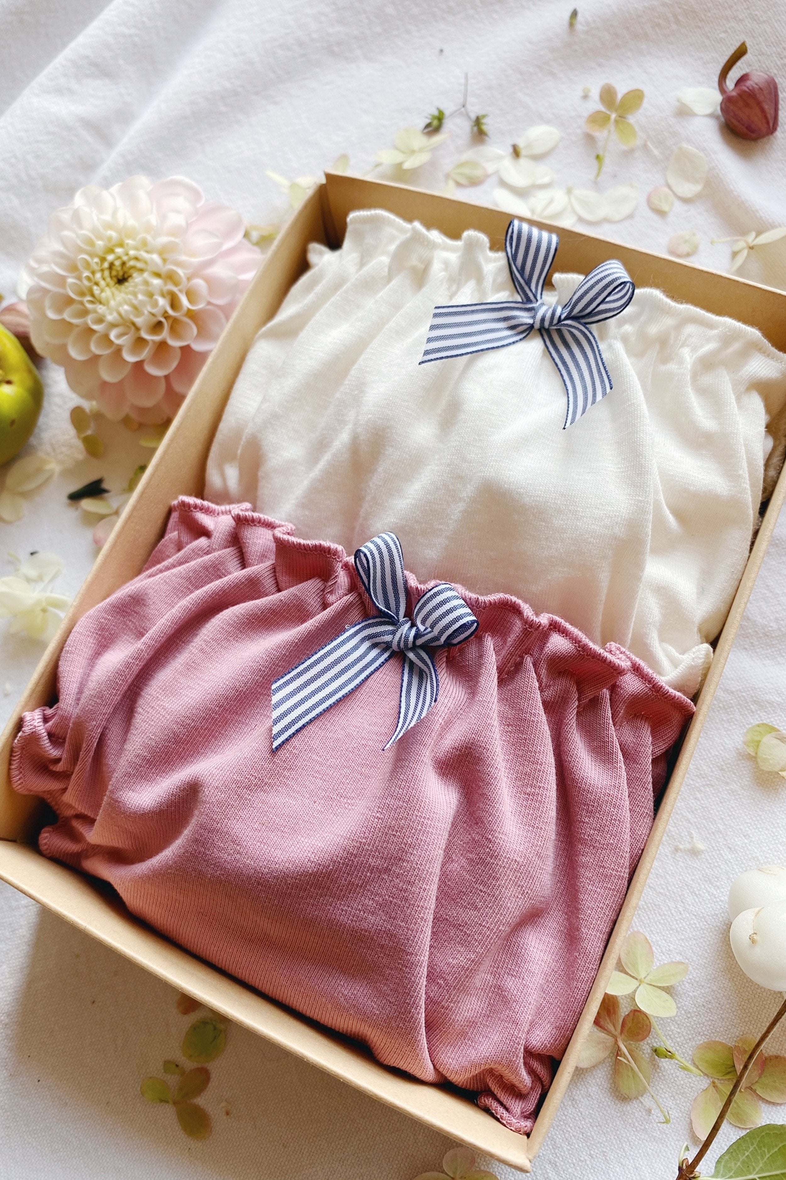 Antique Rose Knicker Pack (Organic Cotton Pack)