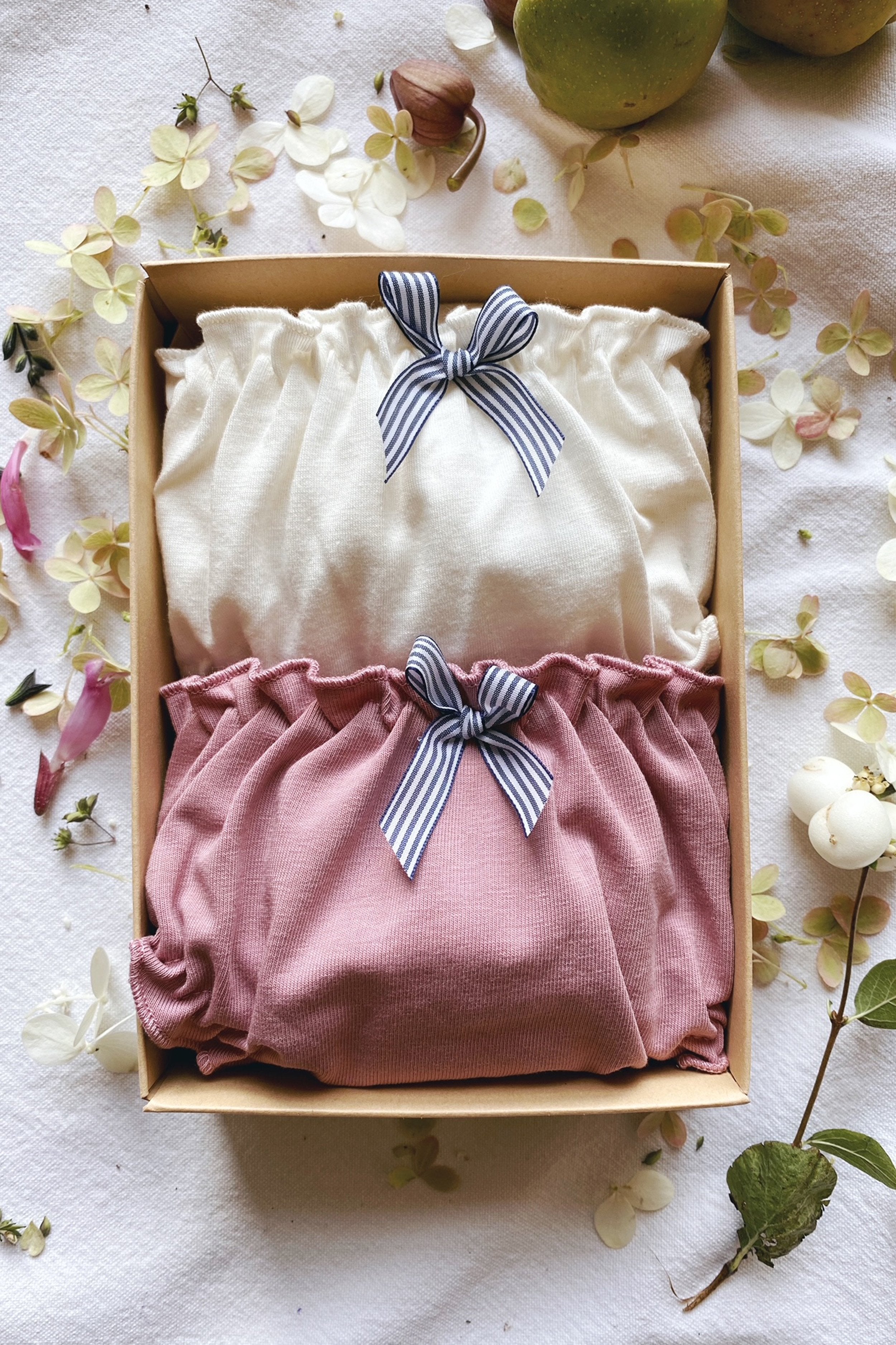 Antique Rose Knicker Pack (Organic Cotton Pack)