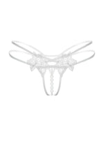 Load image into Gallery viewer, Pleasure Pearls G-String Panties Salt and Lace Intimates
