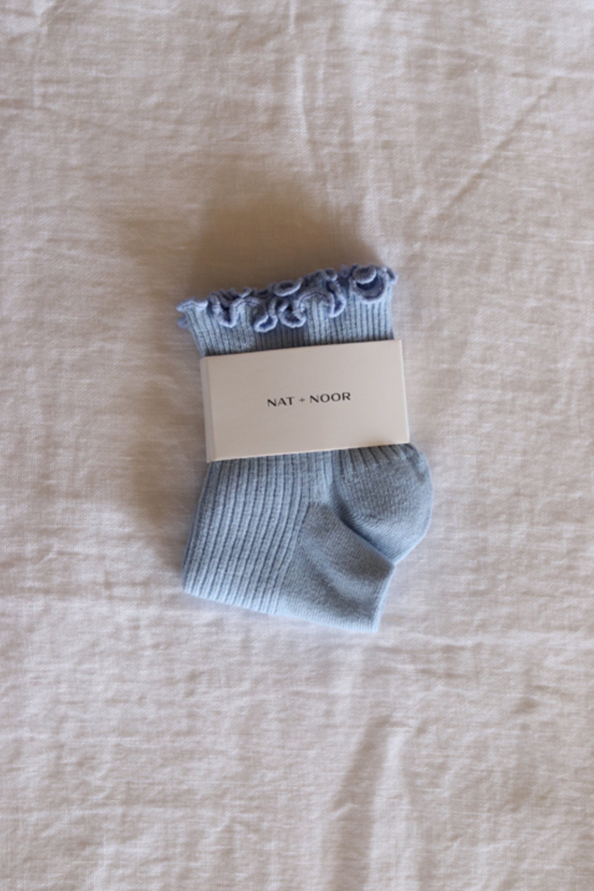 Ruffle Sky Cotton Socks