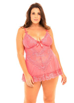 Load image into Gallery viewer, Valentine Babydoll Curve - Salt and Lace Intimates
