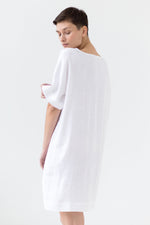 Load image into Gallery viewer, Loose Fit Natural Linen Dress
